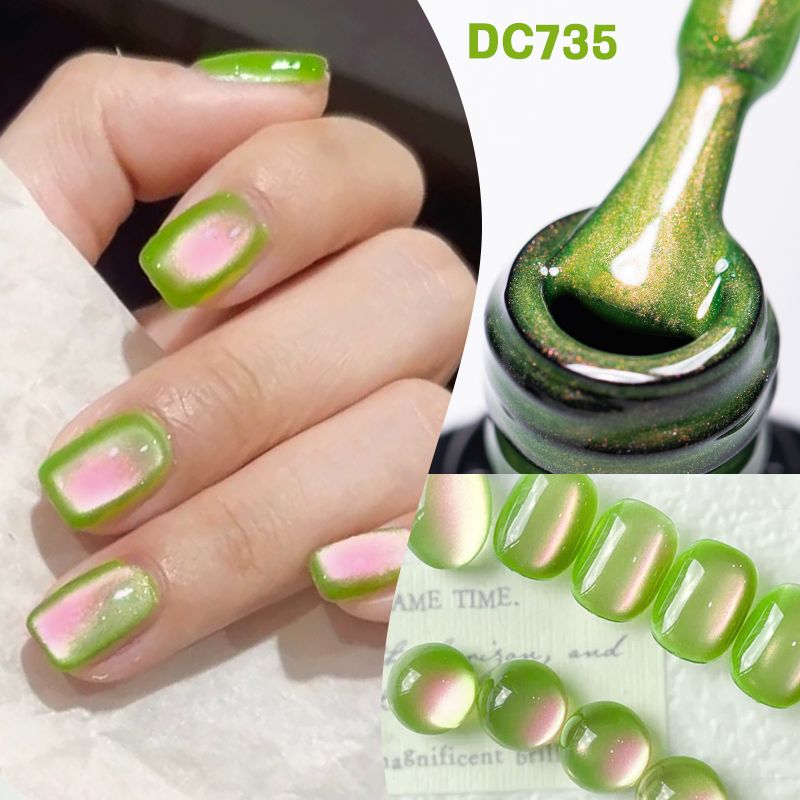Nail Art Emerald Green - MTSSII 7ml Guava Cat Magnetic Nail