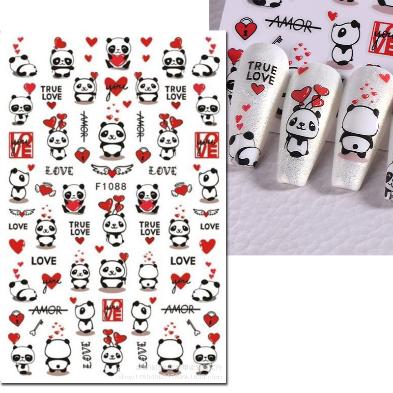 3d Nail Art Decals Valentine D - Nail Art Valentines Day recension och pris