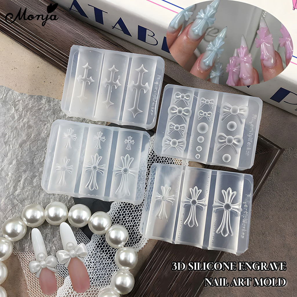 Silicone Cross Nail Art Molds  - Nail Art Gothic recension och pris