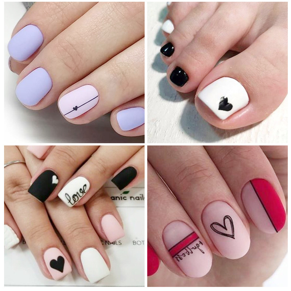 Nail Art Decals Love Hearts Le - Nail Art Valentines Day recension och pris