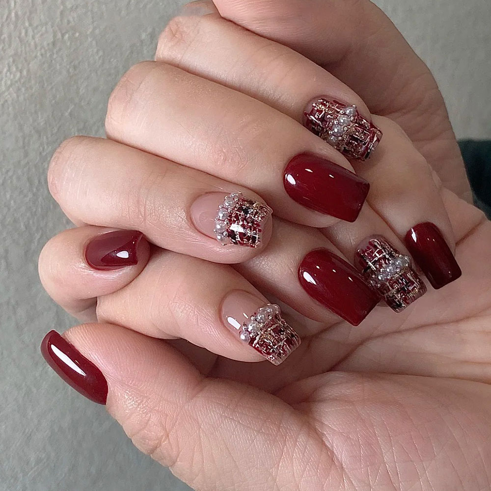1pcs 5D Relief Love Hear Bow N - Nail Art Valentines Day recension och pris