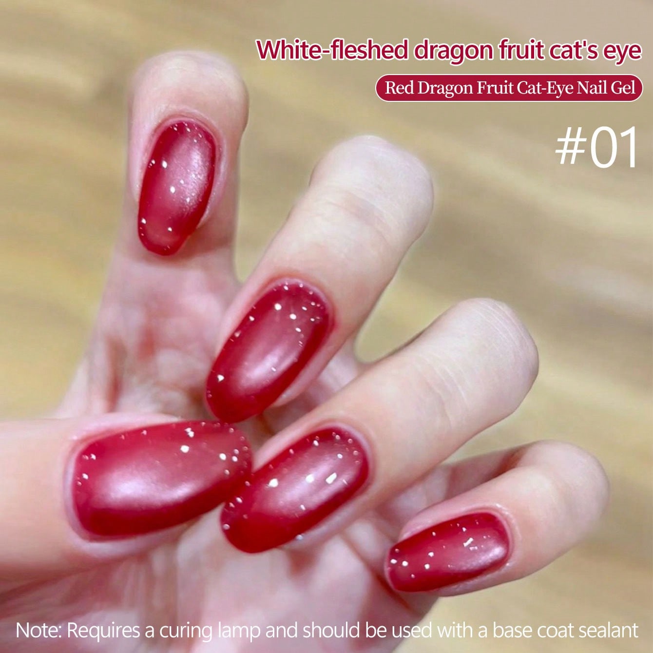 1-5pcs2026NewDragon Fruit Cat  - Nail Art Emerald Green recension och pris