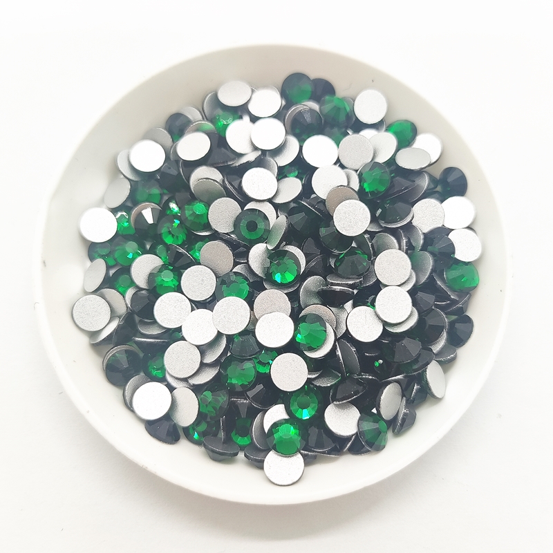 All Size SS3-SS60 Dark Green G - Nail Art Emerald Green recension och pris