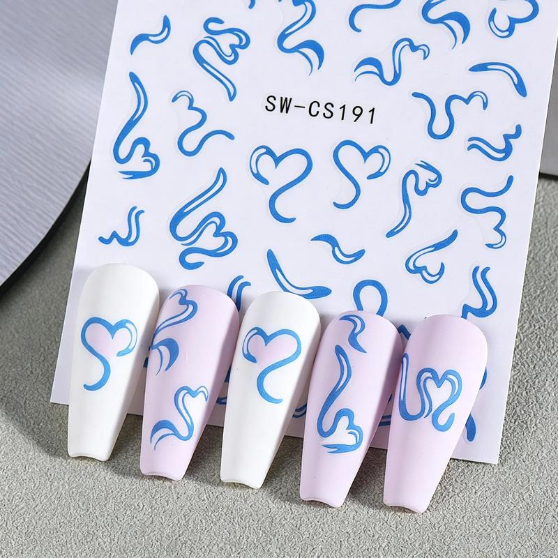 2Sheets Sweet Nail Art Sticker - Nail Art Valentines Day recension och pris