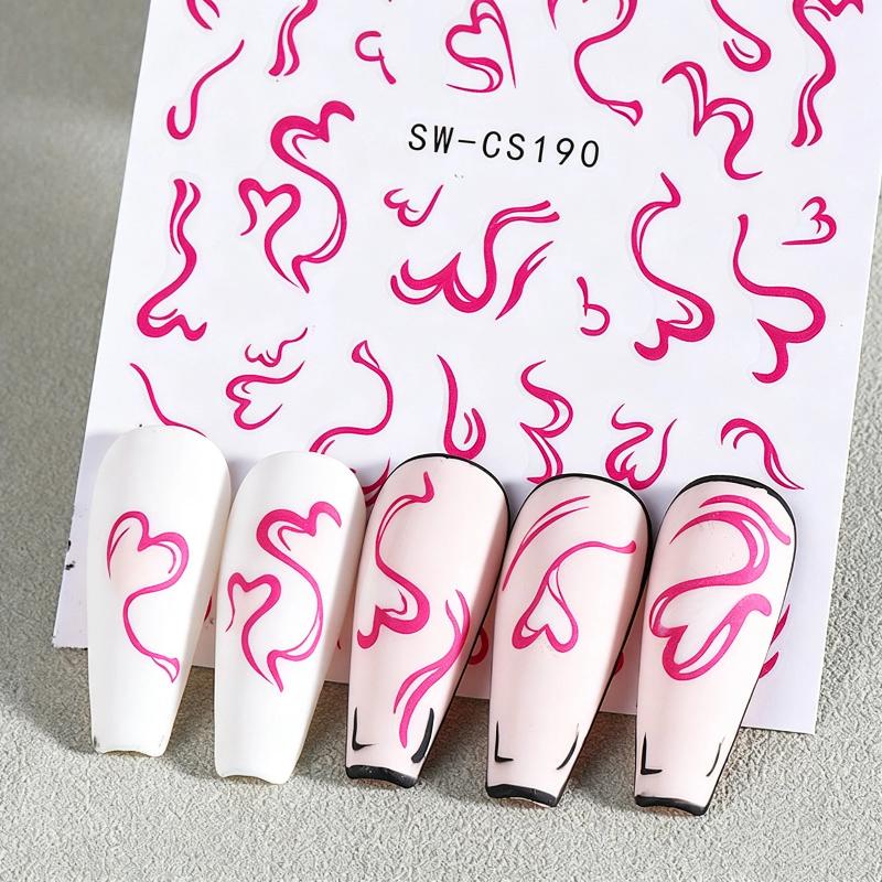 2Sheets Sweet Nail Art Sticker - Nail Art Valentines Day recension och pris
