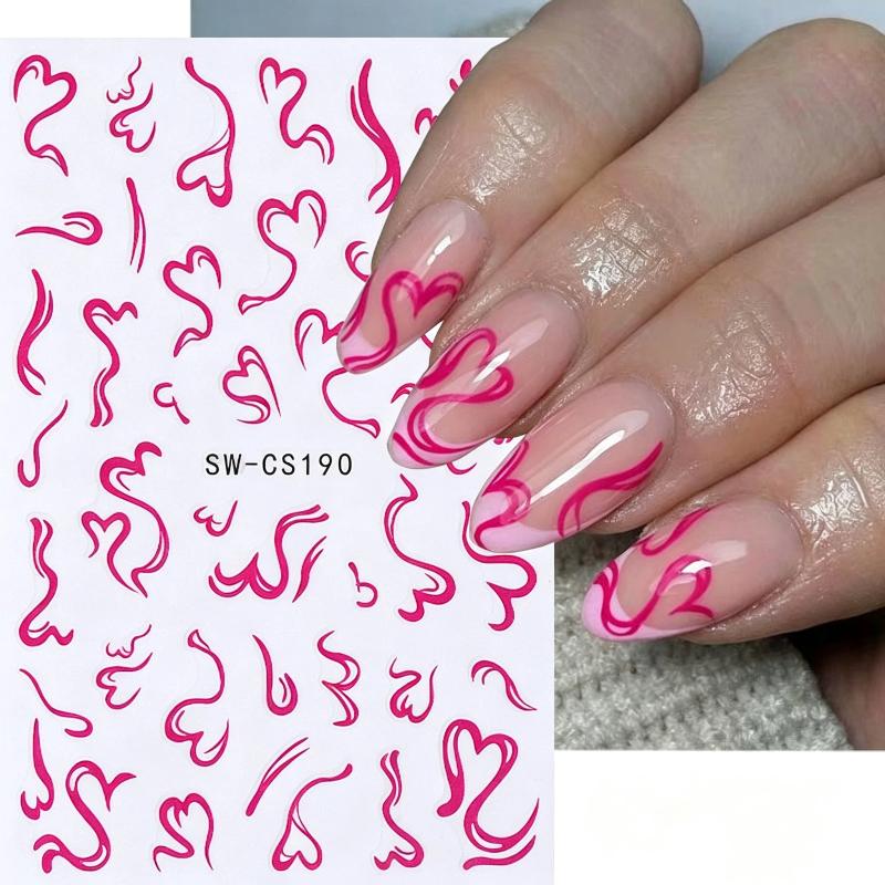 2Sheets Sweet Nail Art Sticker - Nail Art Valentines Day recension och pris
