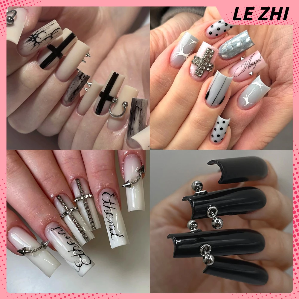 Y2K Spice Girls 10Pcs Handmade - Nail Art Gothic recension och pris